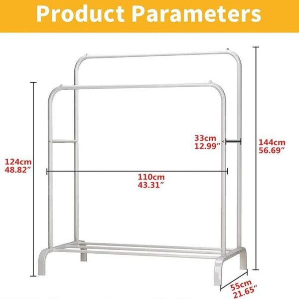 double rods cloth hanger 3