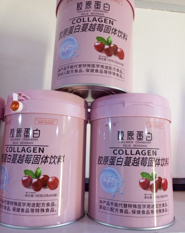 collagen cranberry solid beverage
