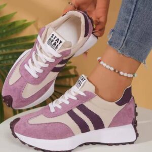 ladies fashion platform sneakers