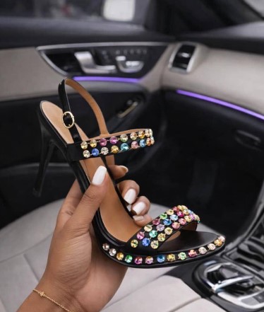 Ladies Colorful Stiletto Sandals ladies colorful stiletto sandals