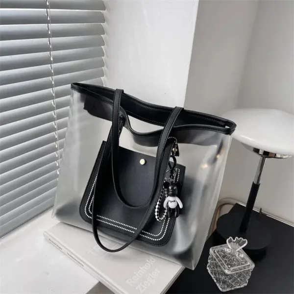 Waterproof Transparent Totebag 1 waterproof transparent totebag 1