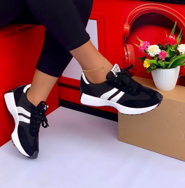 ladies fashion platform sneakers