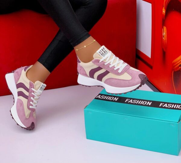 ladies fashion platform sneakers