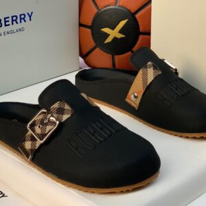 burberry suede half shoe