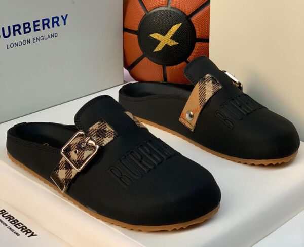 burberry suede half shoe