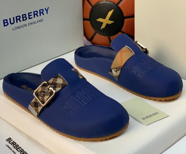 burberry suede half shoe