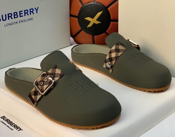 burberry suede half shoe