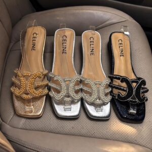 Marketplace & Online Shopping 136 woman embellished flat slippers