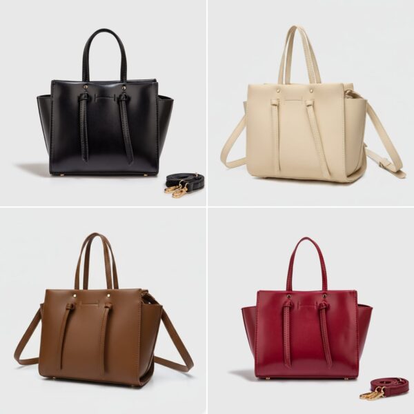 classy leather handbag