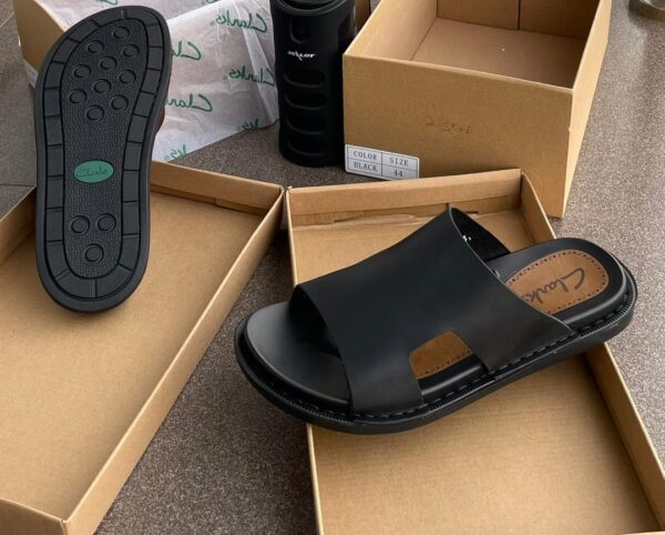 men casual leather slippers