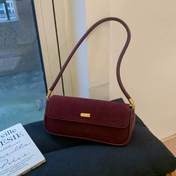 ladies velvet shoulder bag