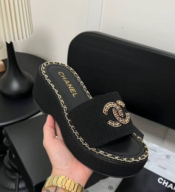 women casual wedge slippers