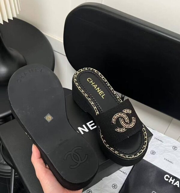 women casual wedge slippers