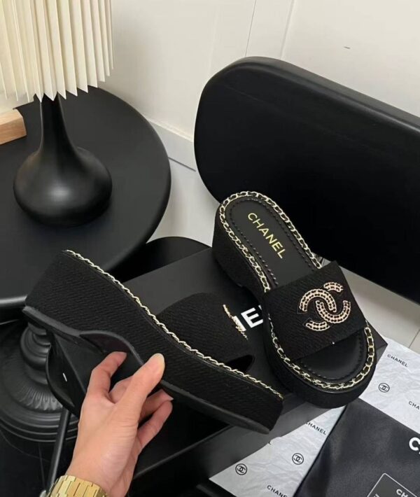 women casual wedge slippers