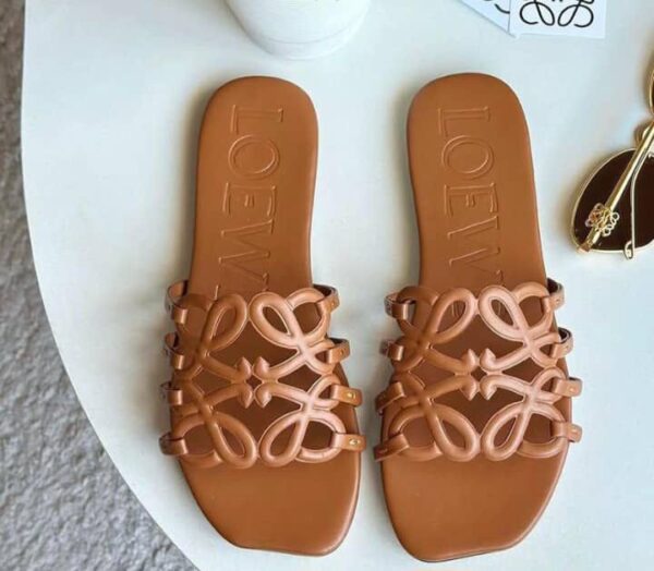 petal anagram leather slides