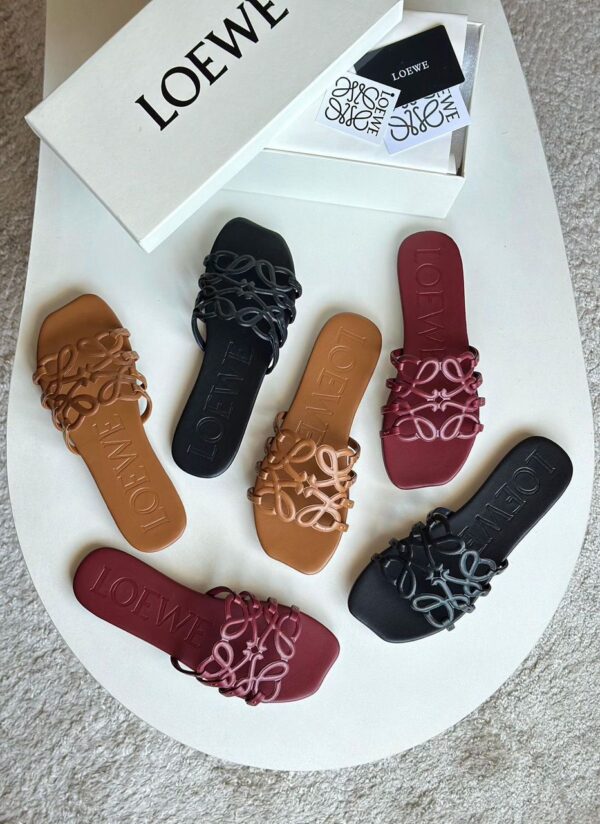 petal anagram leather slides