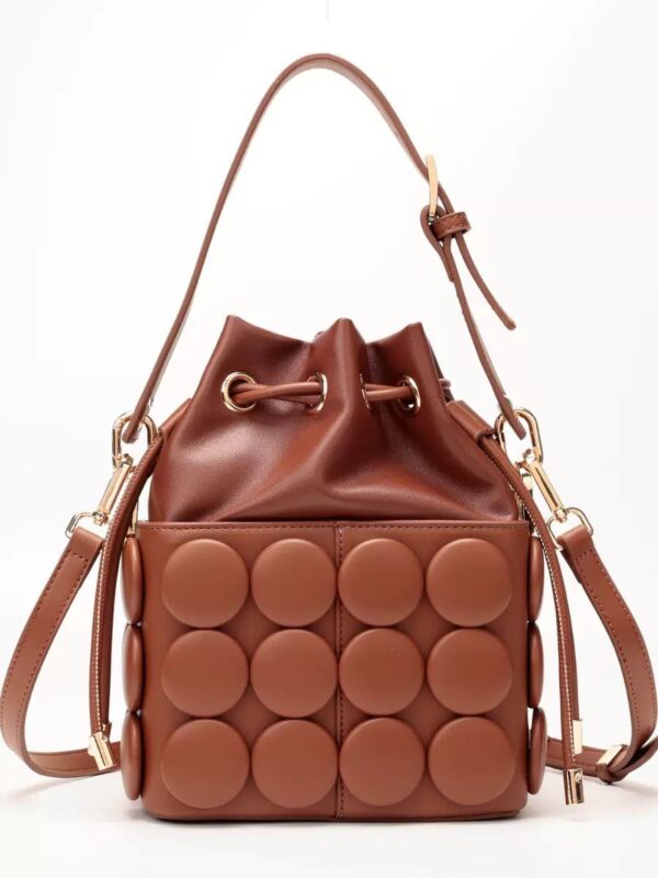 drawstring pouch handbag