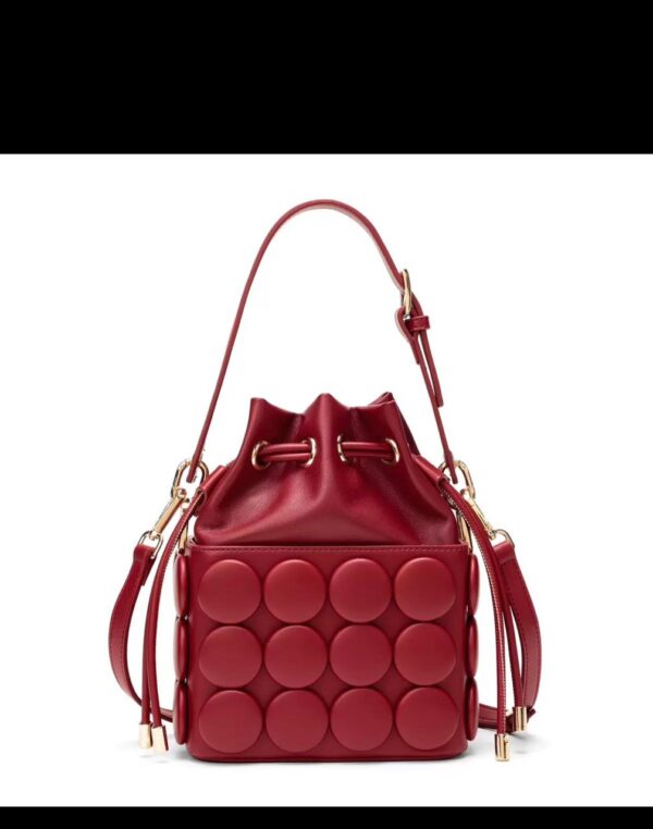 drawstring pouch handbag