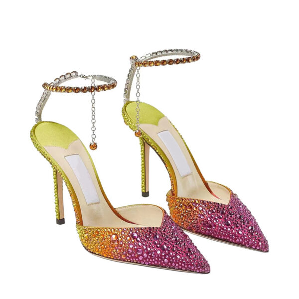 classy glittery stiletto heels for ladies