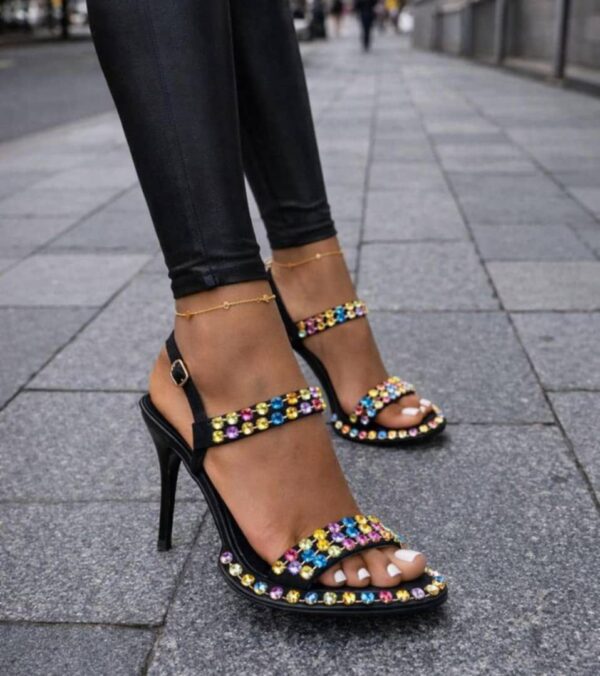 Ladies Colorful Stiletto Sandals ladies colorful stiletto sandals