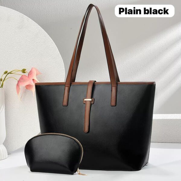 classic leather tote bag
