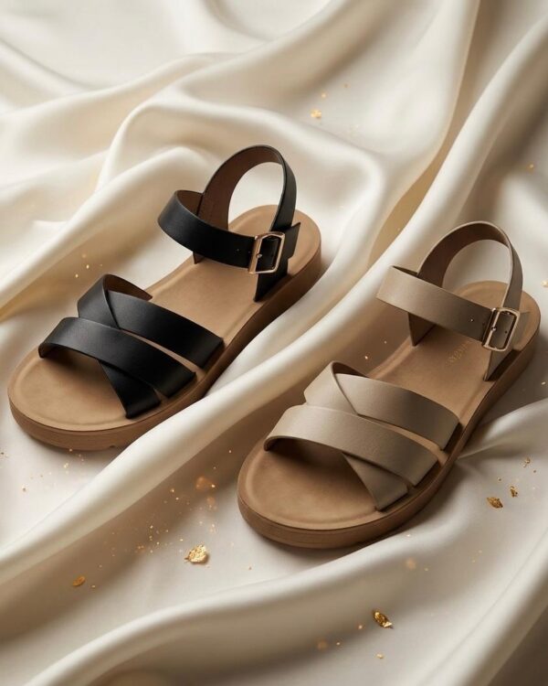 Casual Criss-Cross Sandal For Ladies casual criss-cross sandal for ladies