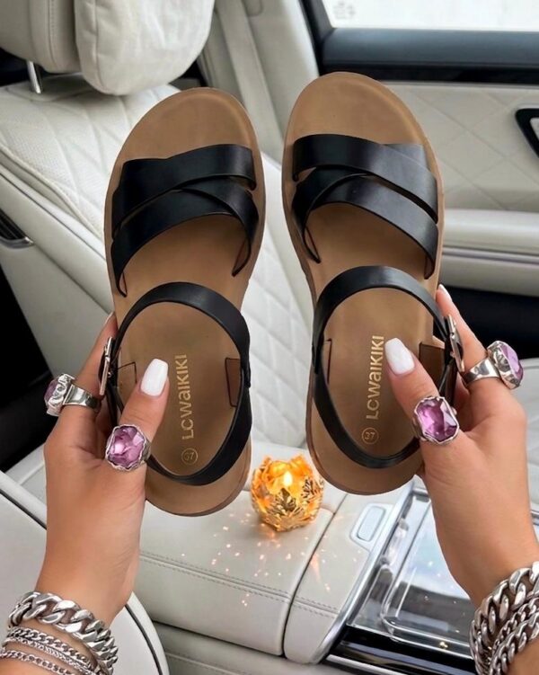 Casual Criss-Cross Sandal For Ladies casual criss-cross sandal for ladies