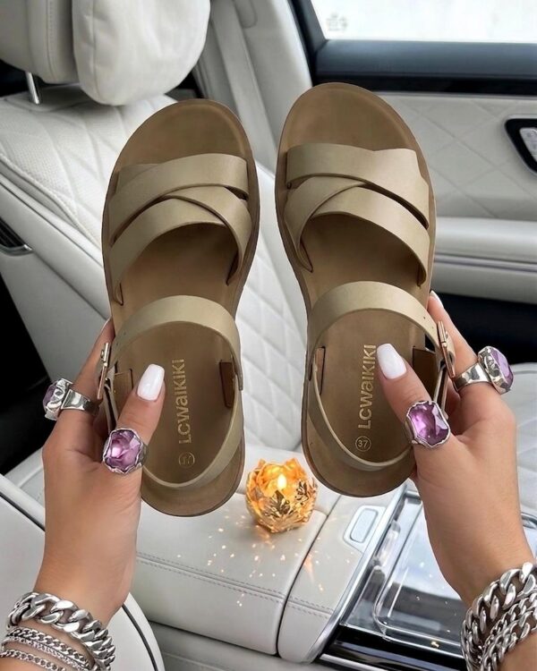 Casual Criss-Cross Sandal For Ladies casual criss-cross sandal for ladies