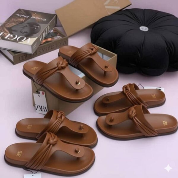 ladies fashion casual slide sandals