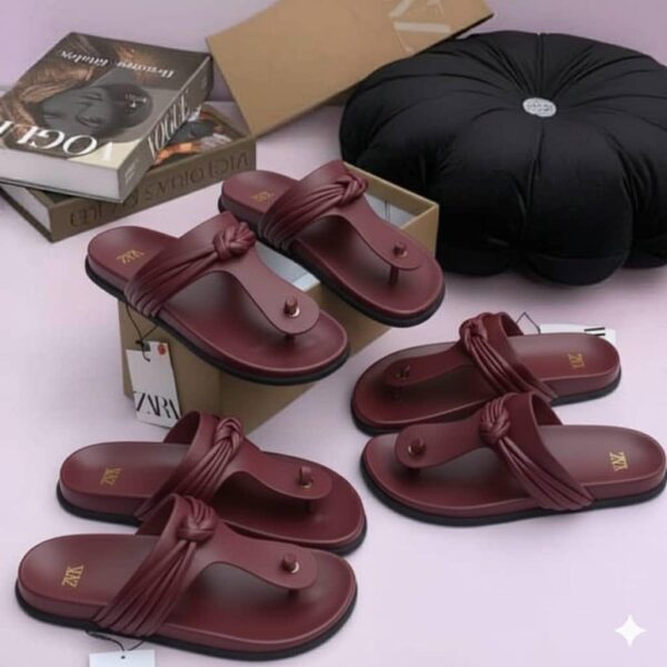 ladies fashion casual slide sandals