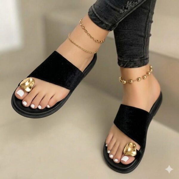 Women Leather Slide Sandals women leather slide sandals