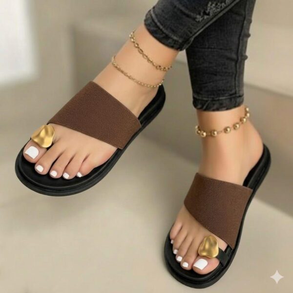 Women Leather Slide Sandals women leather slide sandals