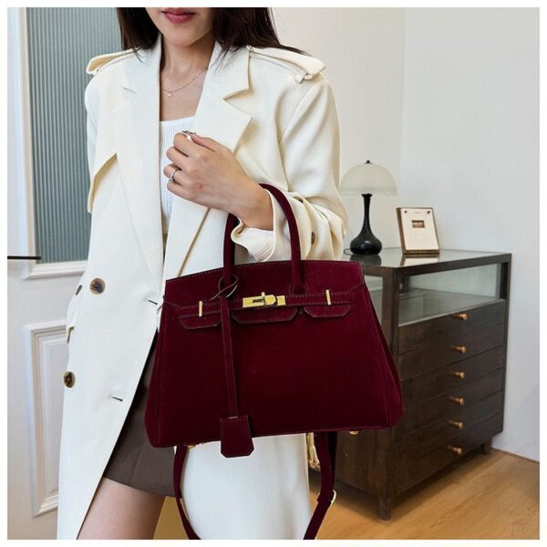 Classy Suede Handbag classy suede handbag