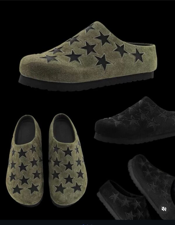 Fleck Hairy Suede Slide fleck hairy suede slide