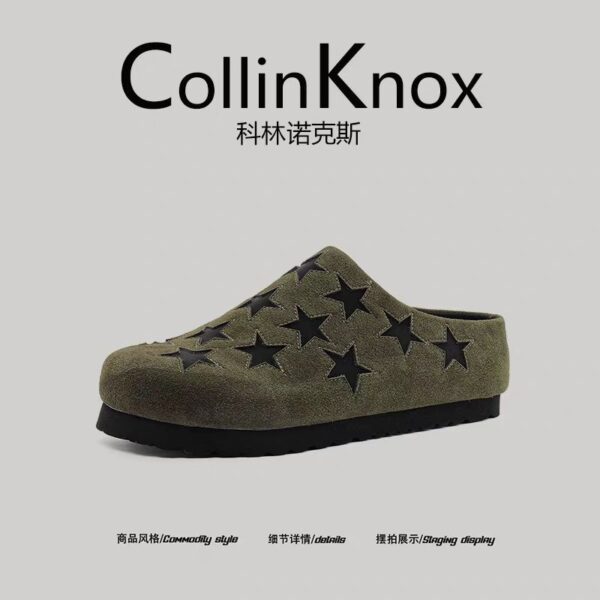 Fleck Hairy Suede Slide fleck hairy suede slide