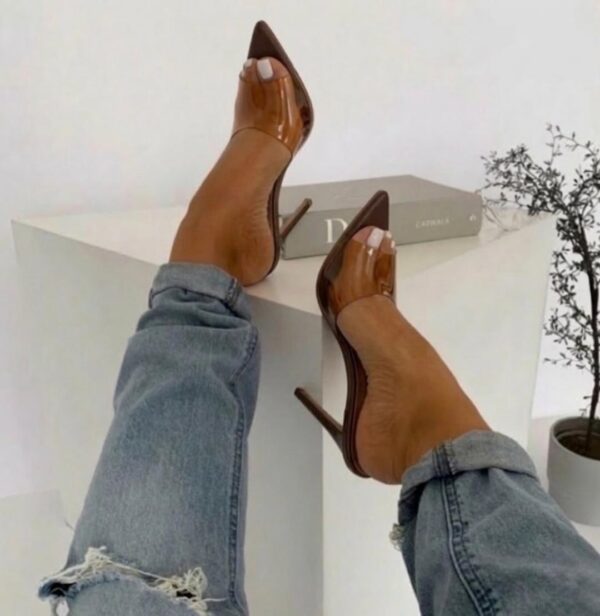 pointy toe high heel stiletto mules 3