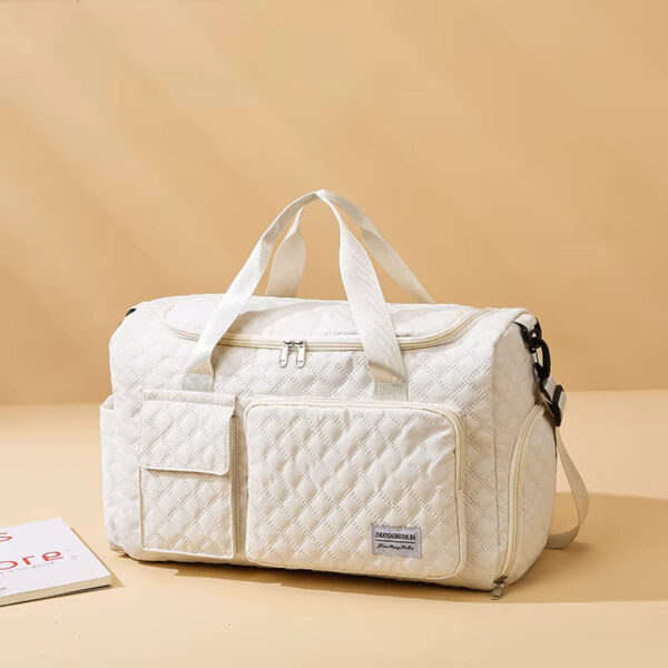 quilted travel duffle bag