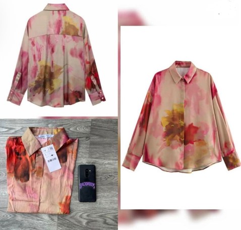 Women's Floral Print Long Sleeve Shirt women's floral print long sleeve shirt