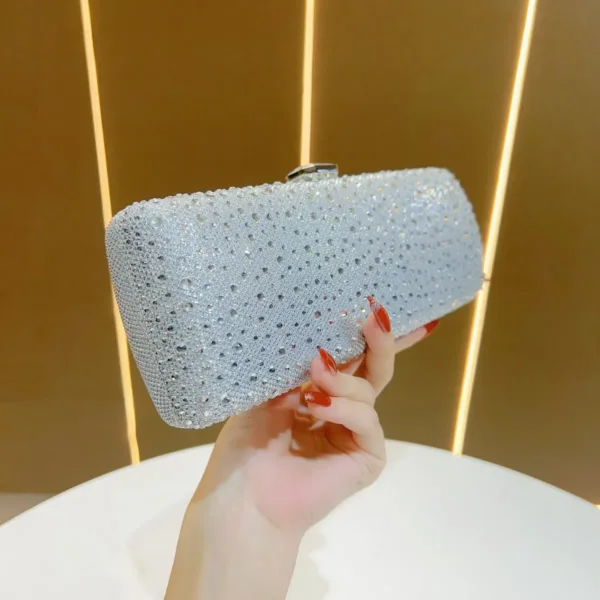 shiny clutch purse for ladies