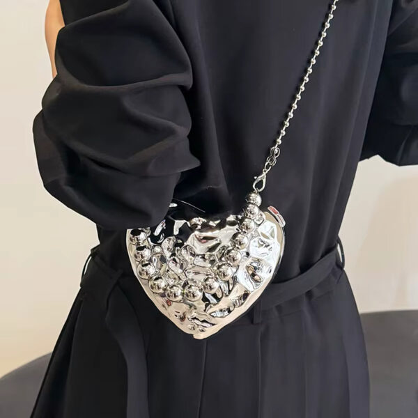 Stylish Acrylic Heart Shaped Clutch 1 stylish acrylic heart shaped clutch 1