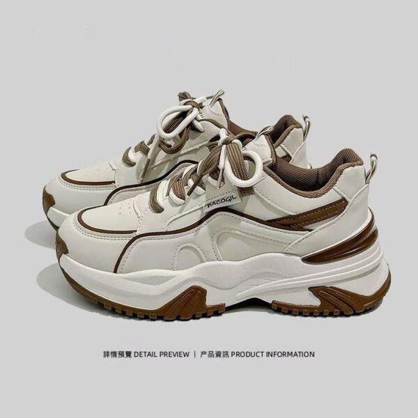 versatile brown and white sneakers 3