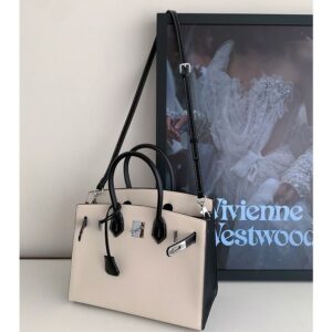 ladies large capacity leather tote bag