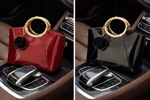 women's glossy patent leather