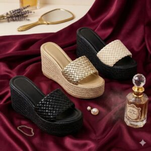 women's woven wedge sandals