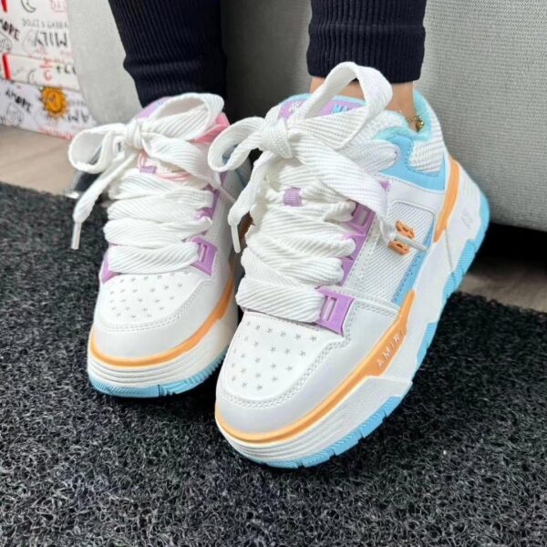 ladies casual thick soled sneakers