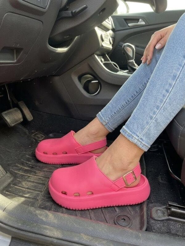 women's rubber slip-on shoes