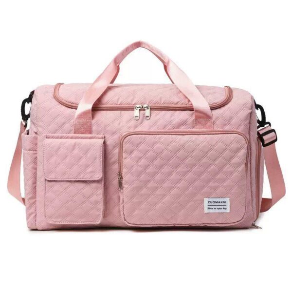 quilted travel duffle bag