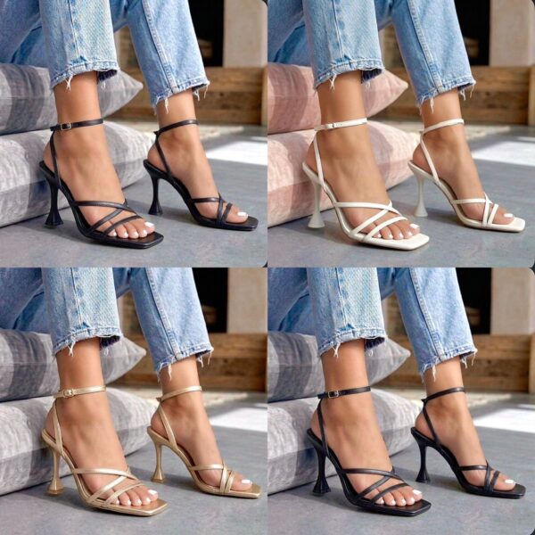 high heel open-toe sandals