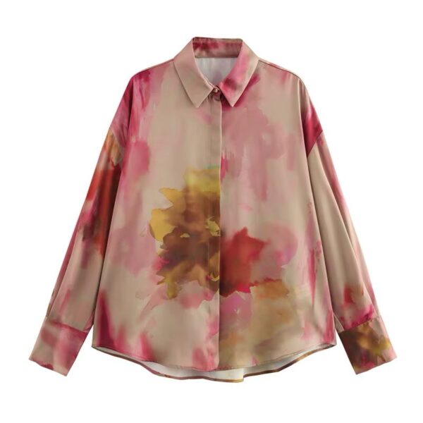 Women's Floral Print Long Sleeve Shirt women's floral print long sleeve shirt