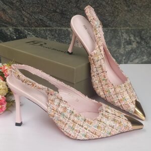 women's pointed-toe sling-back heels